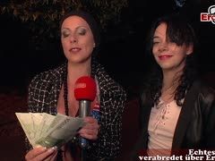 Ein Fremder fickt die Latina Public beim Casting